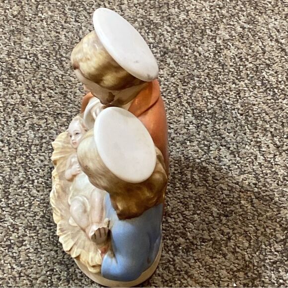 Vintage Italy Ceramic Nativity Scene Figurine Decor - Picture 7 of 16